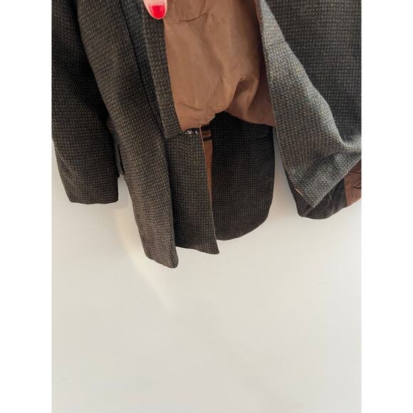 Vintage Brioni Wilkes Bashford Suit Jacket Silk Cashmere Brown Size 44L JP - Picture 13 of 15